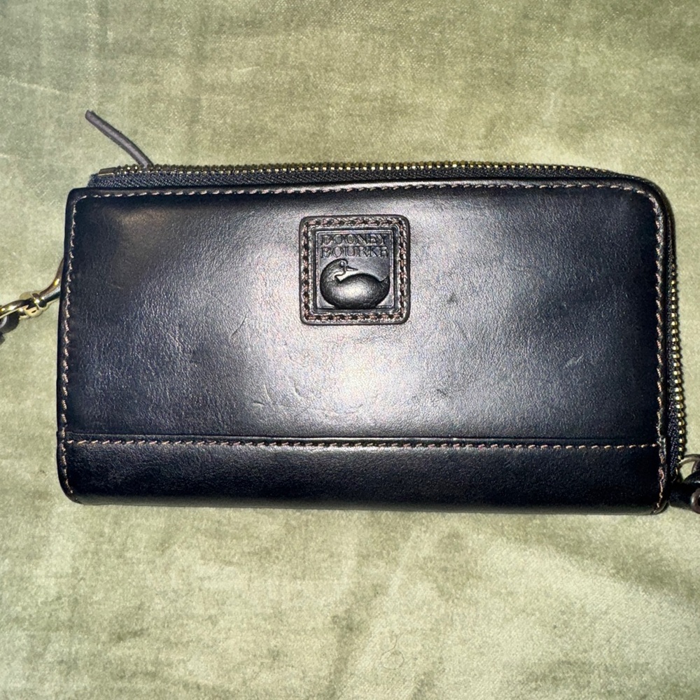 Dooney & Bourke Black Florentine Leather Wallet